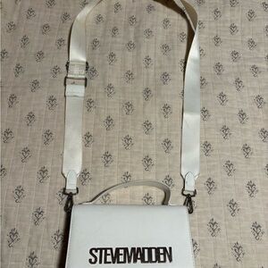 Steve Madden Cream Crossbody Bag